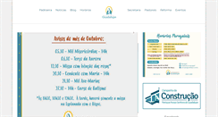 Desktop Screenshot of paroquiadeguadalupe.com.br